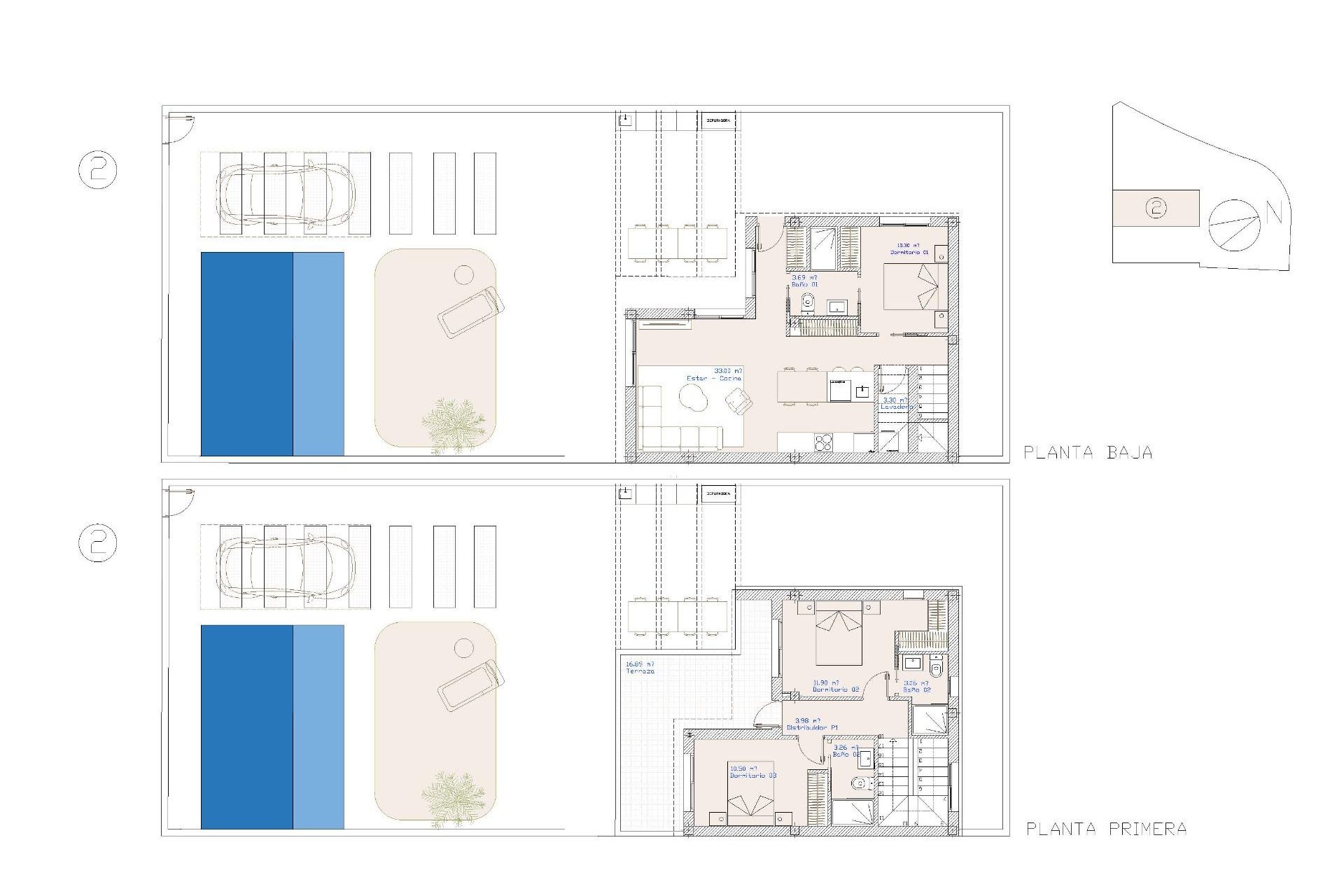 Obra nueva - Chalet - San Pedro del Pinatar - Centro