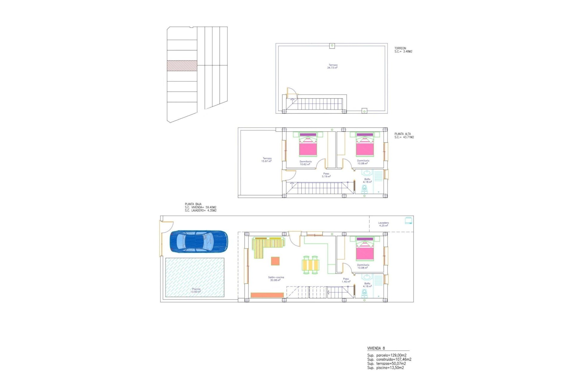 Obra nueva - Chalet - San Pedro del Pinatar - Los antolinos