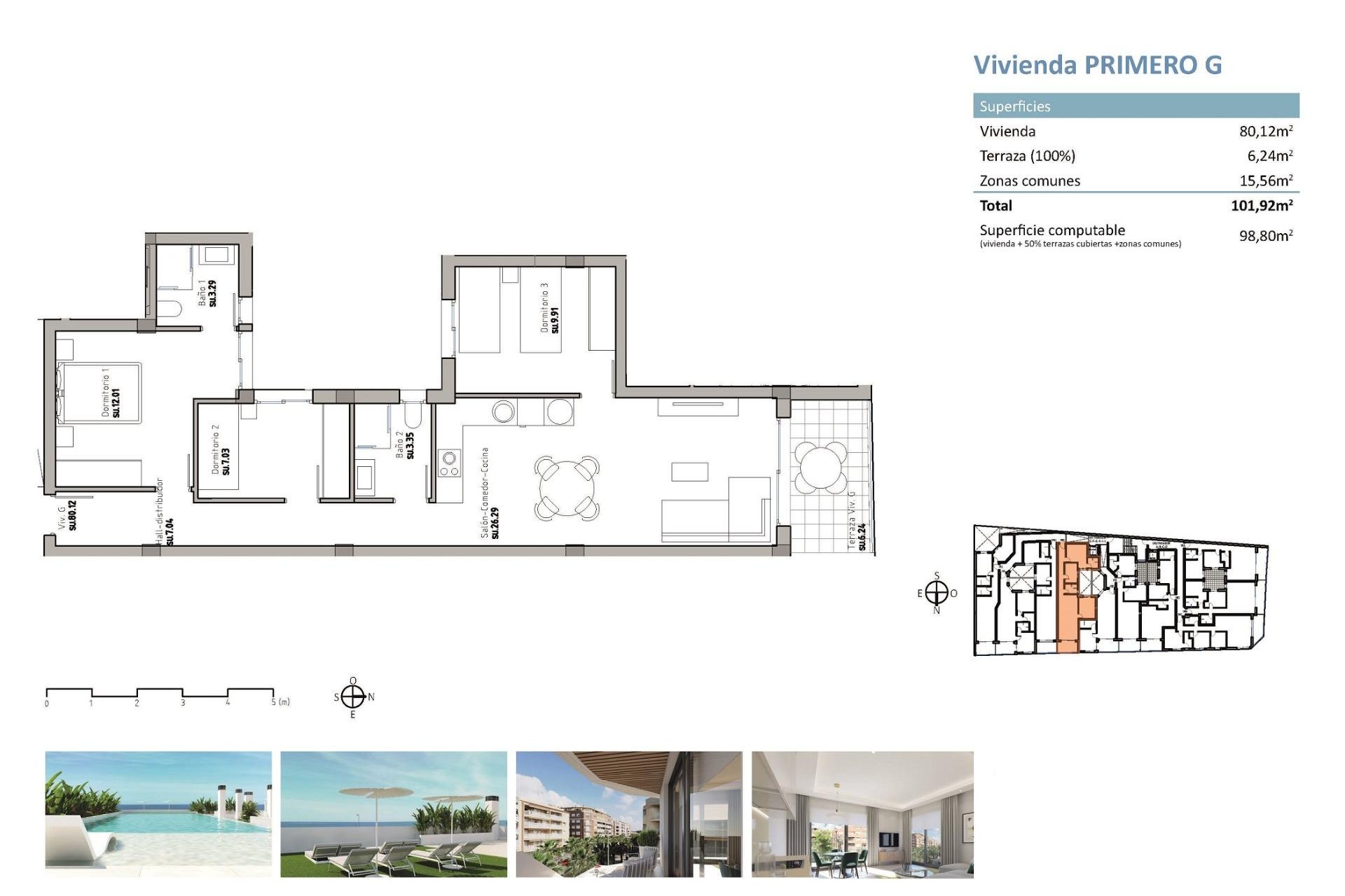 Obra nueva - Departamento - Guardamar del Segura - Pueblo