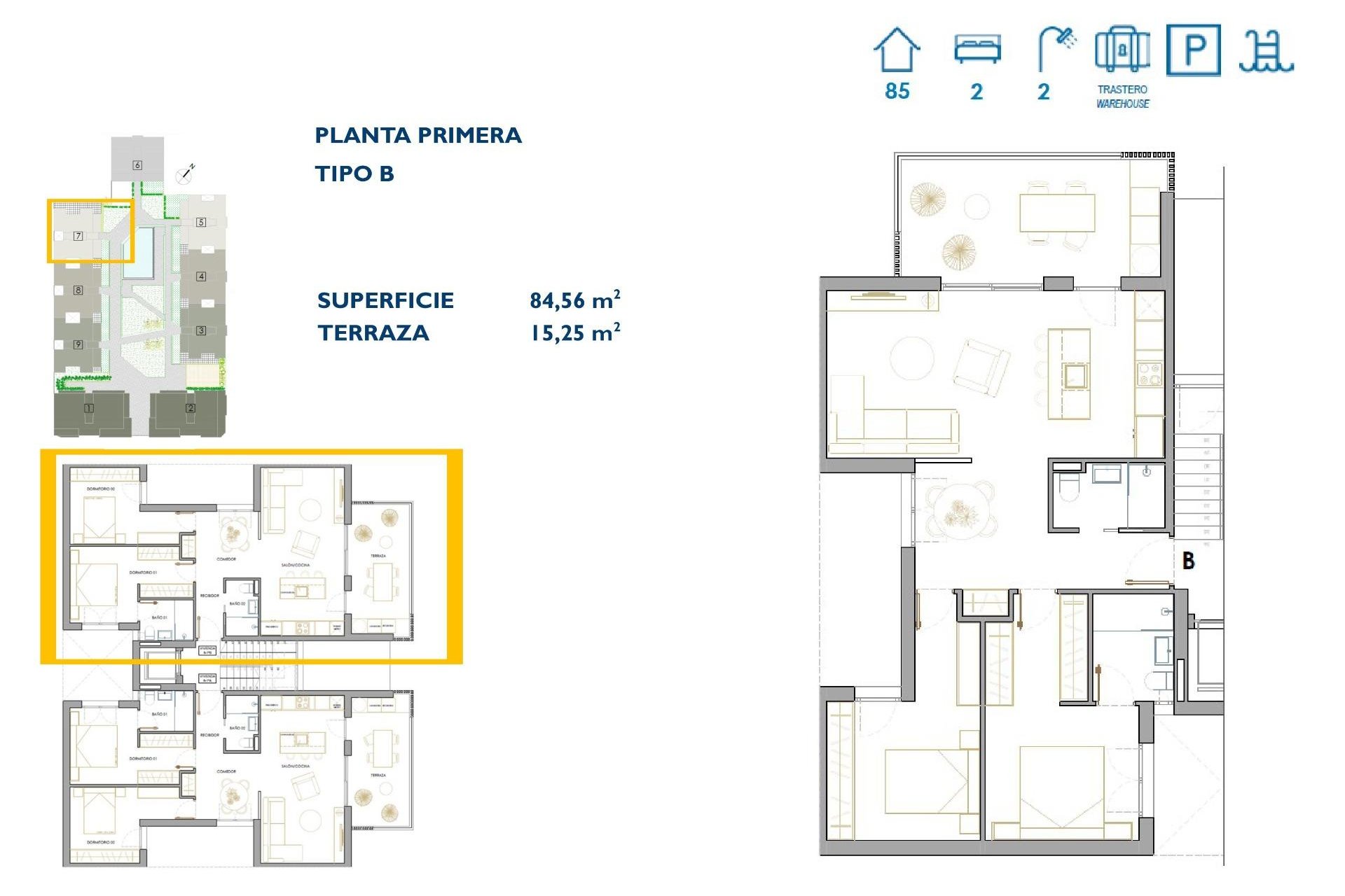 Obra nueva - Departamento - San Pedro del Pinatar - Pueblo