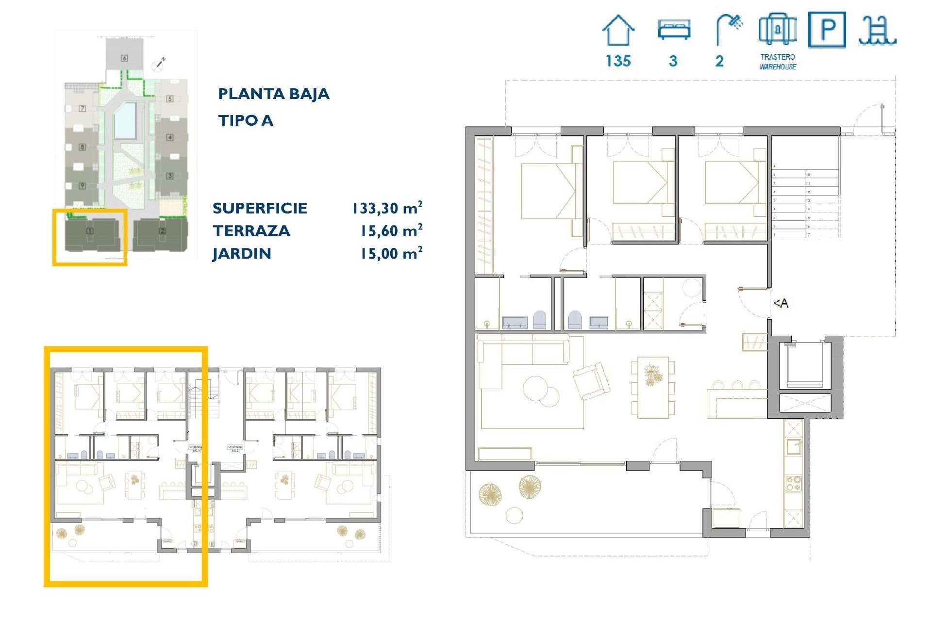 Obra nueva - Departamento - San Pedro del Pinatar - Pueblo