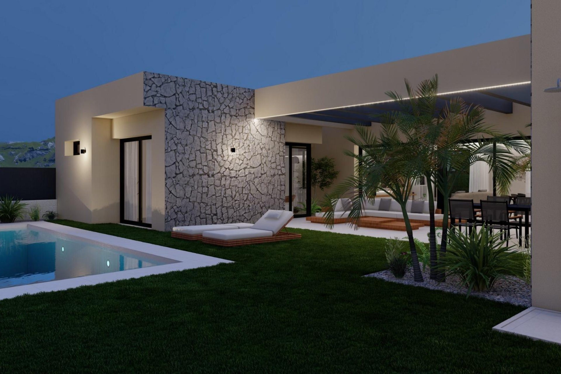 Obra nueva - Villa - BAÑOS Y MENDIGO - Altaona golf and country village