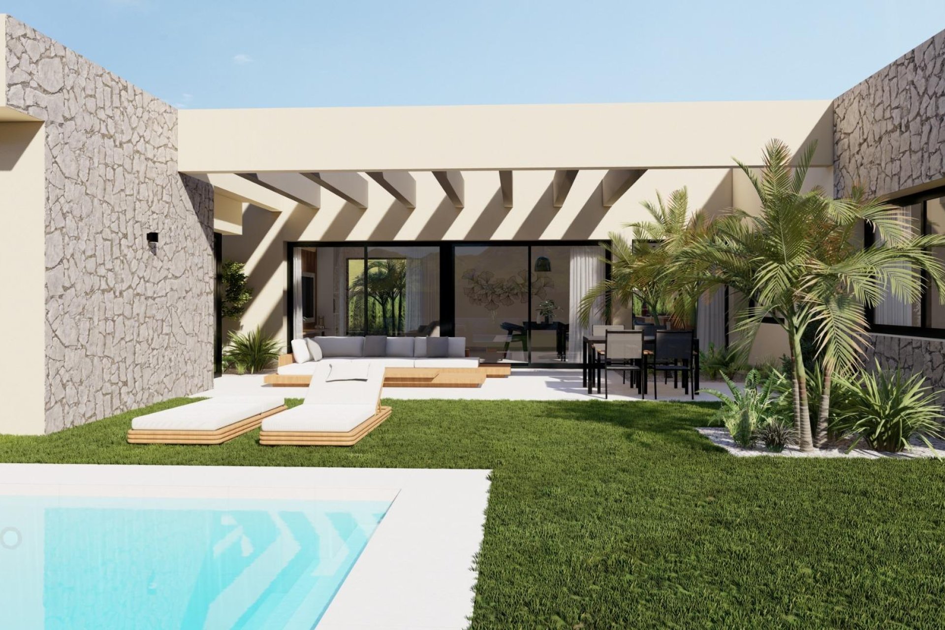 Obra nueva - Villa - BAÑOS Y MENDIGO - Altaona golf and country village