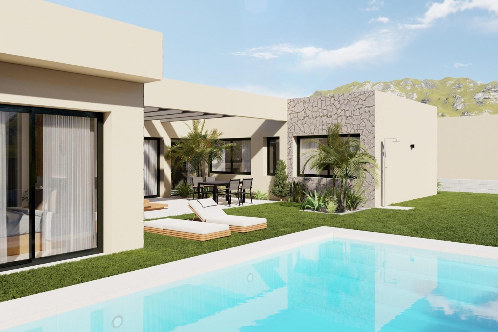 Obra nueva - Villa - BAÑOS Y MENDIGO - Altaona golf and country village