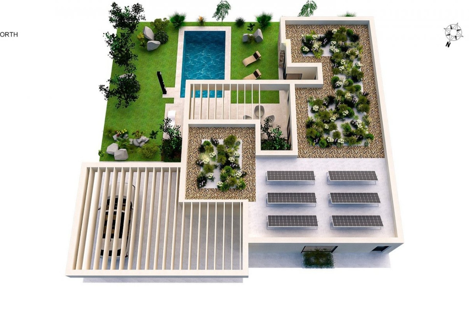 Obra nueva - Villa - BAÑOS Y MENDIGO - Altaona golf and country village