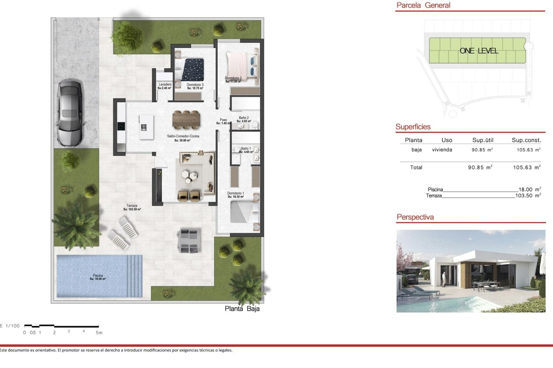 Obra nueva - Villa - BAÑOS Y MENDIGO - Altaona golf and country village