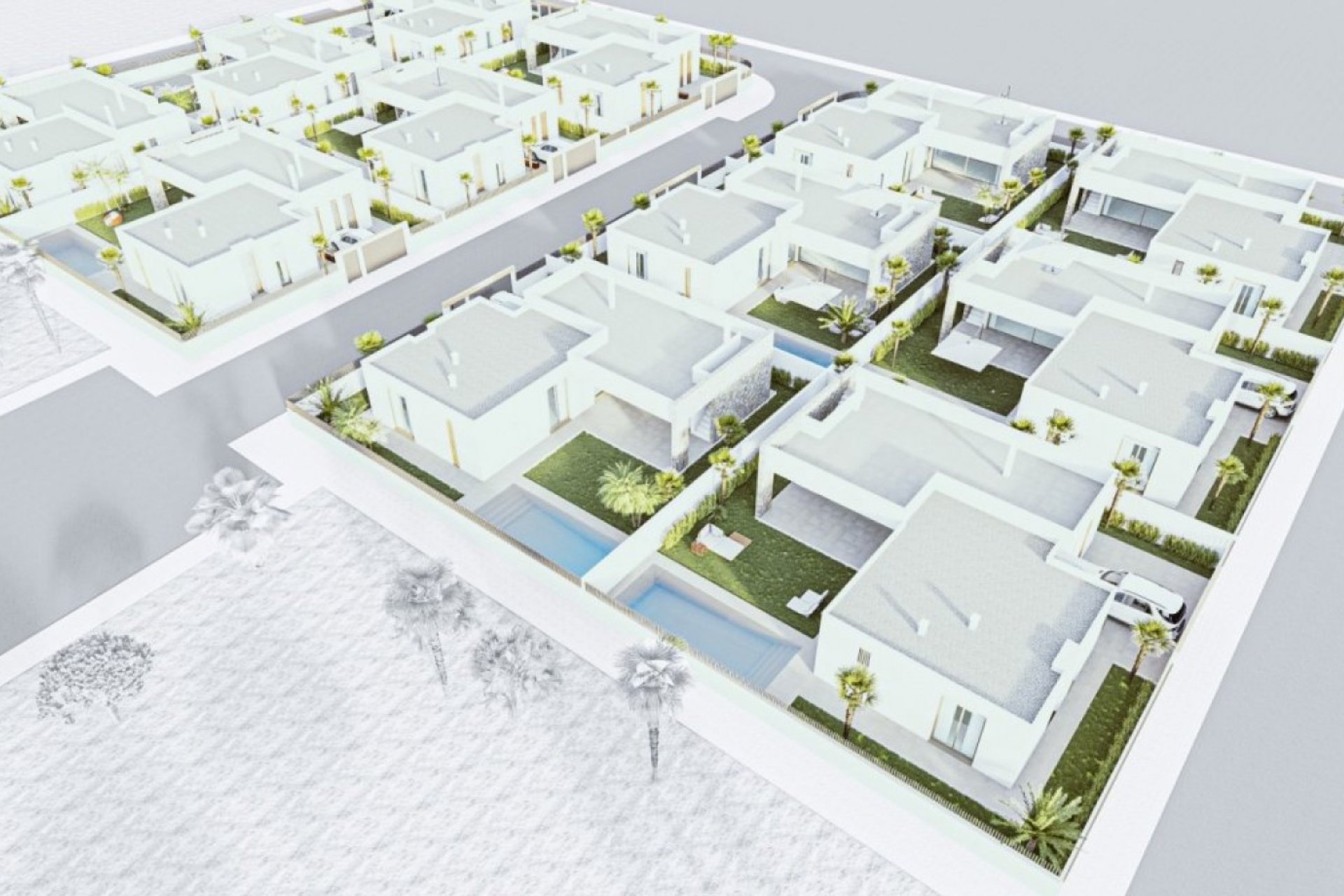 Obra nueva - Villa independiente - Cartagena - Mar de Cristal