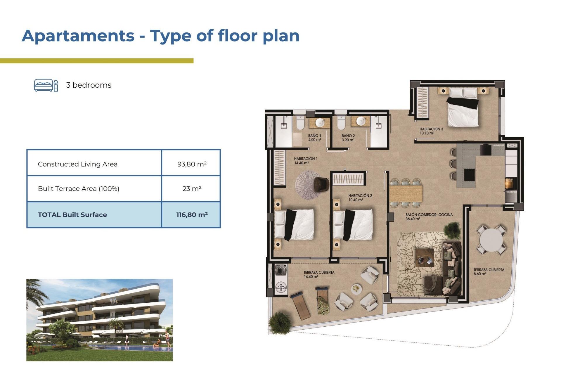 Rynek pierwotny - Apartament - Orihuela Costa - La Ciñuelica