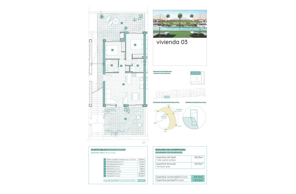 Obra nueva - Bungalow - Torrevieja - Los balcones