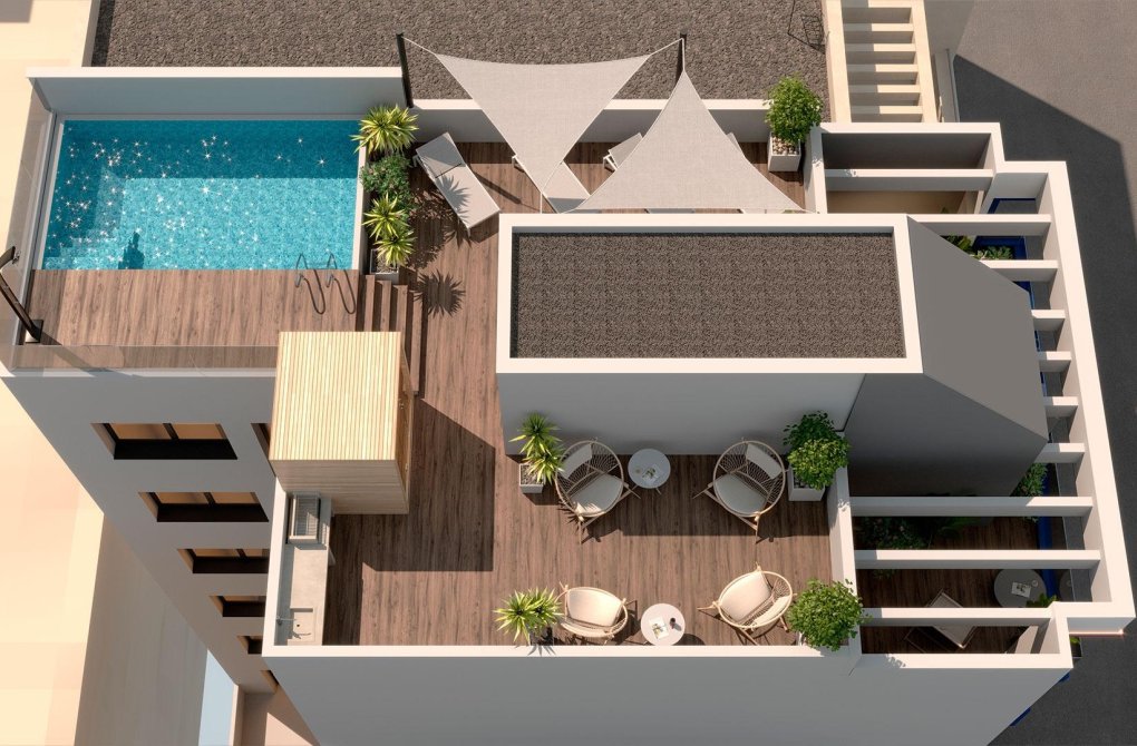 Rynek pierwotny - Penthouse - Torrevieja - Playa del Acequión