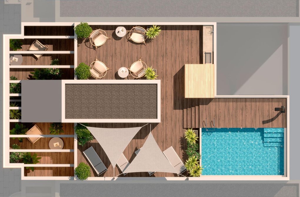 Rynek pierwotny - Penthouse - Torrevieja - Playa del Acequión