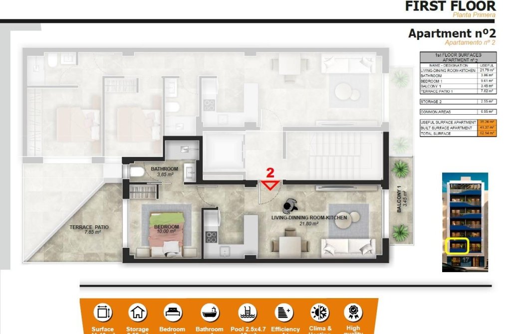 Obra nueva - Apartamento - Torrevieja - Playa del Acequión