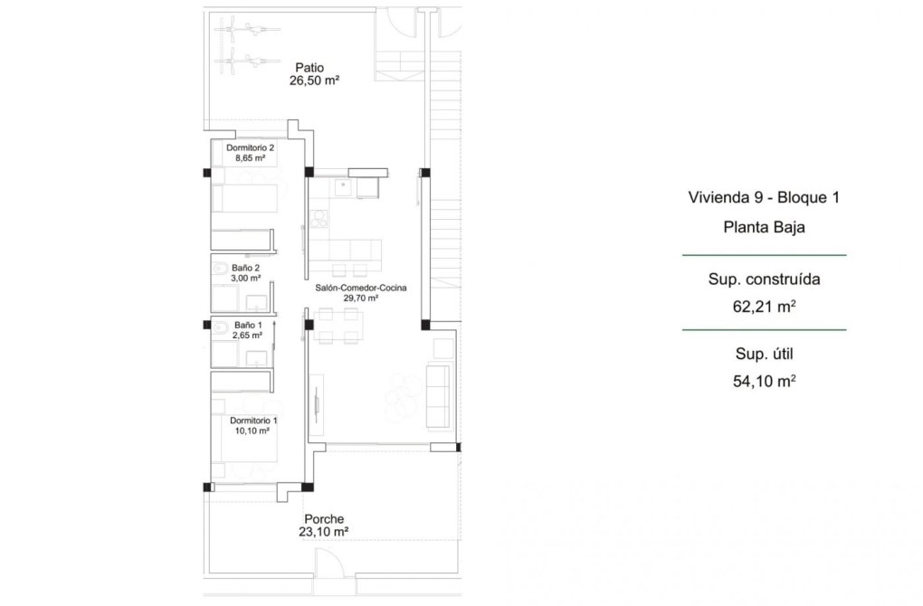Rynek pierwotny - Bungalow - Orihuela Costa - PAU 26