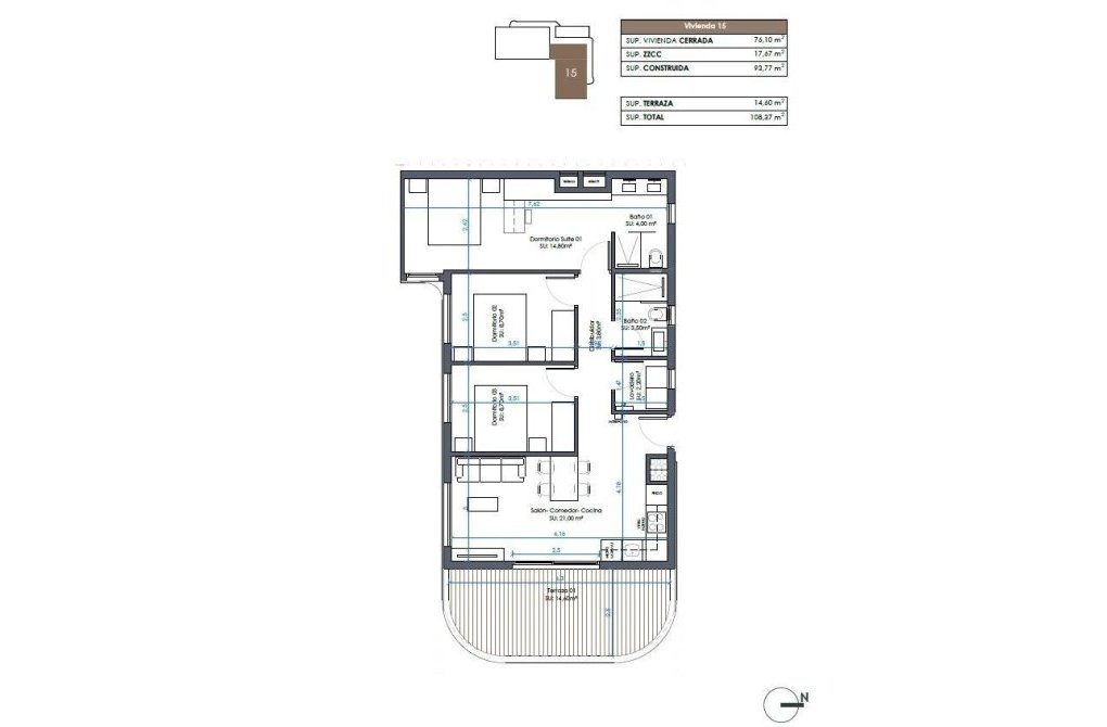 Новостройка - Квартира - Guardamar del Segura - Camino del Puerto