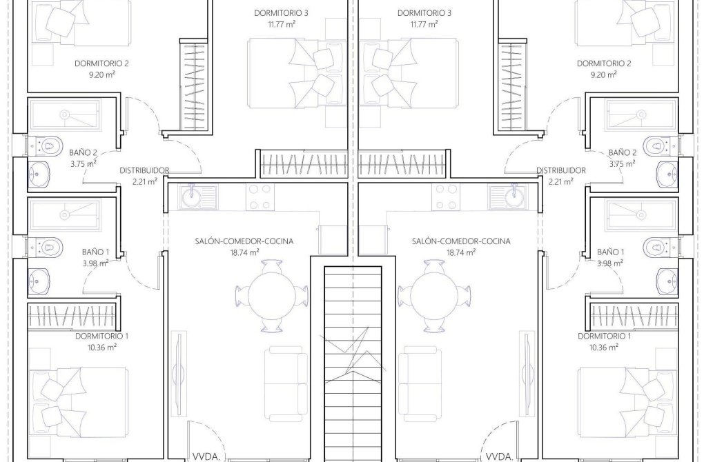 New build - Bungalow - Torrevieja - Nueva Torrevieja