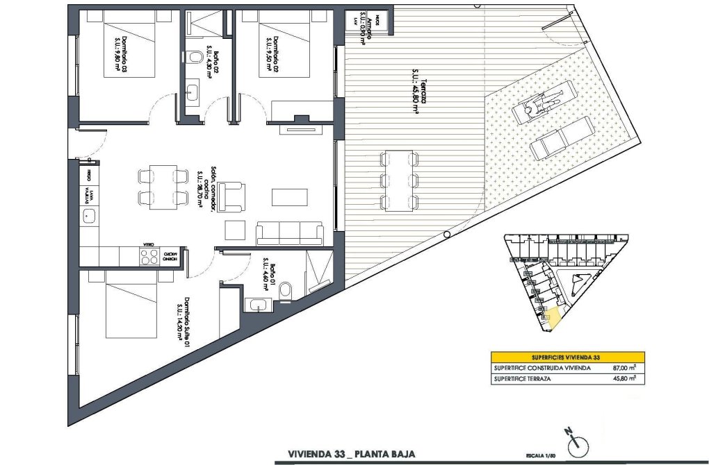 New build - Bungalow - San Fulgencio - Pueblo