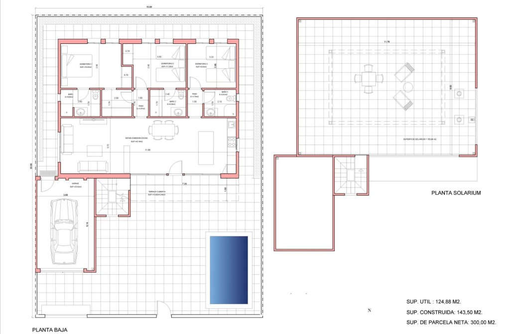 New build - Villa - Fuente Álamo - La Pinilla