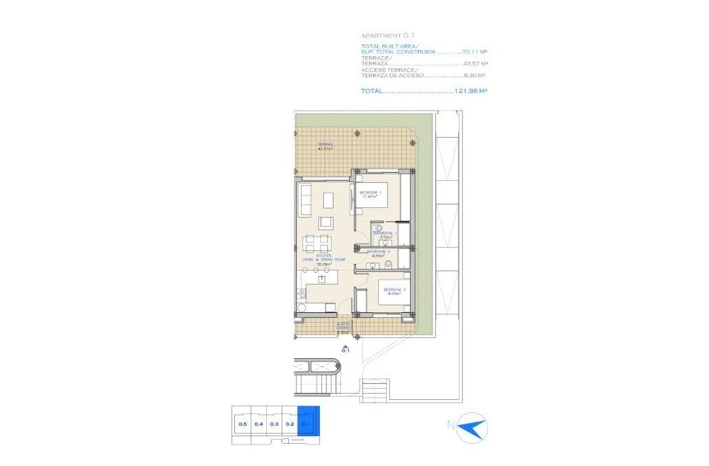 New build - Apartment - Los Alcázares - Serena Golf