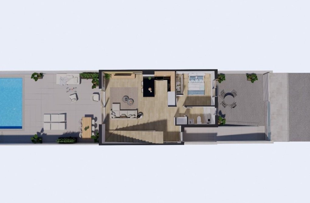 New build - Town house - Los Alcázares - Serena Golf