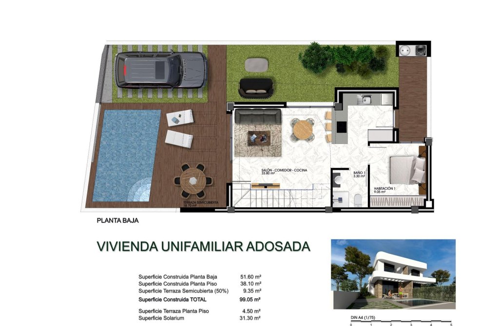 Nowy budynek - Villa - Los Montesinos - La Herrada