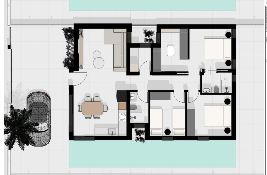 Obra nueva - Chalet - Benijofar - Urb. Monteazul