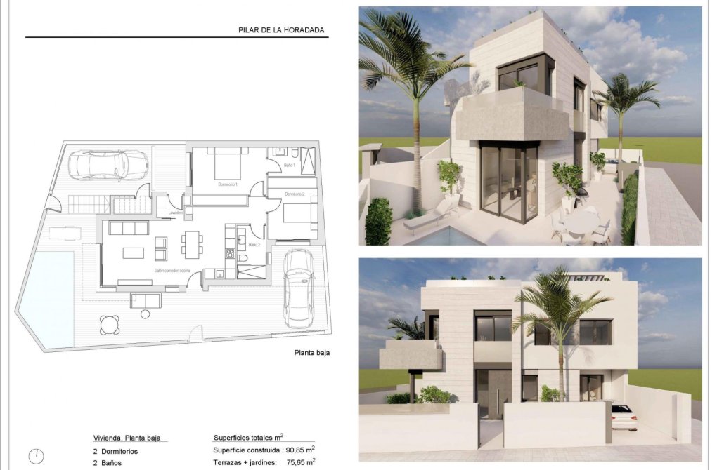 New build - Bungalow - Pilar de la Horadada - pueblo