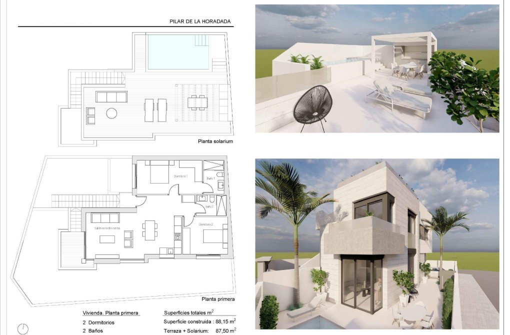 New build - Bungalow - Pilar de la Horadada - pueblo
