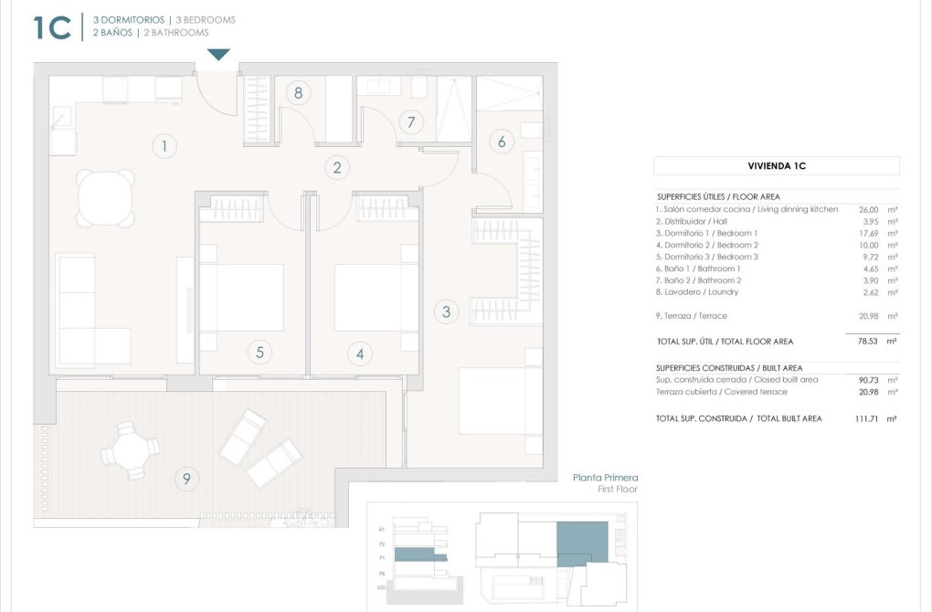 New build - Apartment - Benijofar - Pueblo