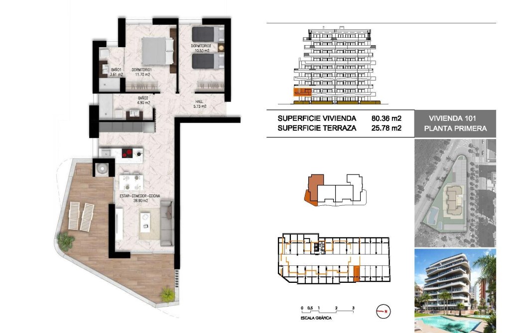 Nowy budynek - Apartament - Guardamar del Segura - Puerto