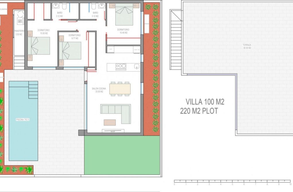 Новое здание - Villa - Santiago de la ribera - Dos Mares