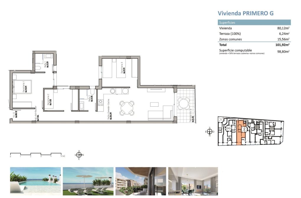 Obra nueva - Departamento - Guardamar del Segura - Pueblo