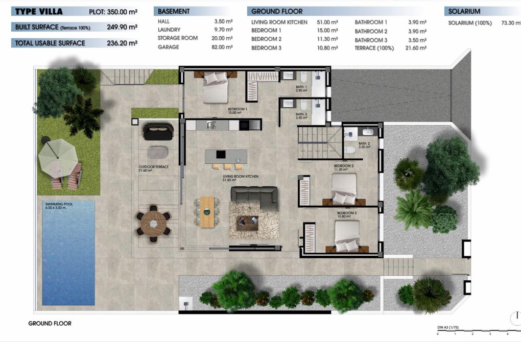 New Build - Villa - Los Alcázares - Serena Golf