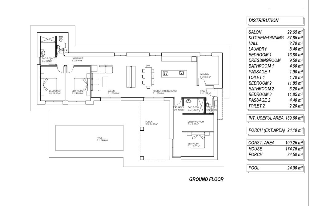 Obra nueva - Villa - Pinoso - Campo