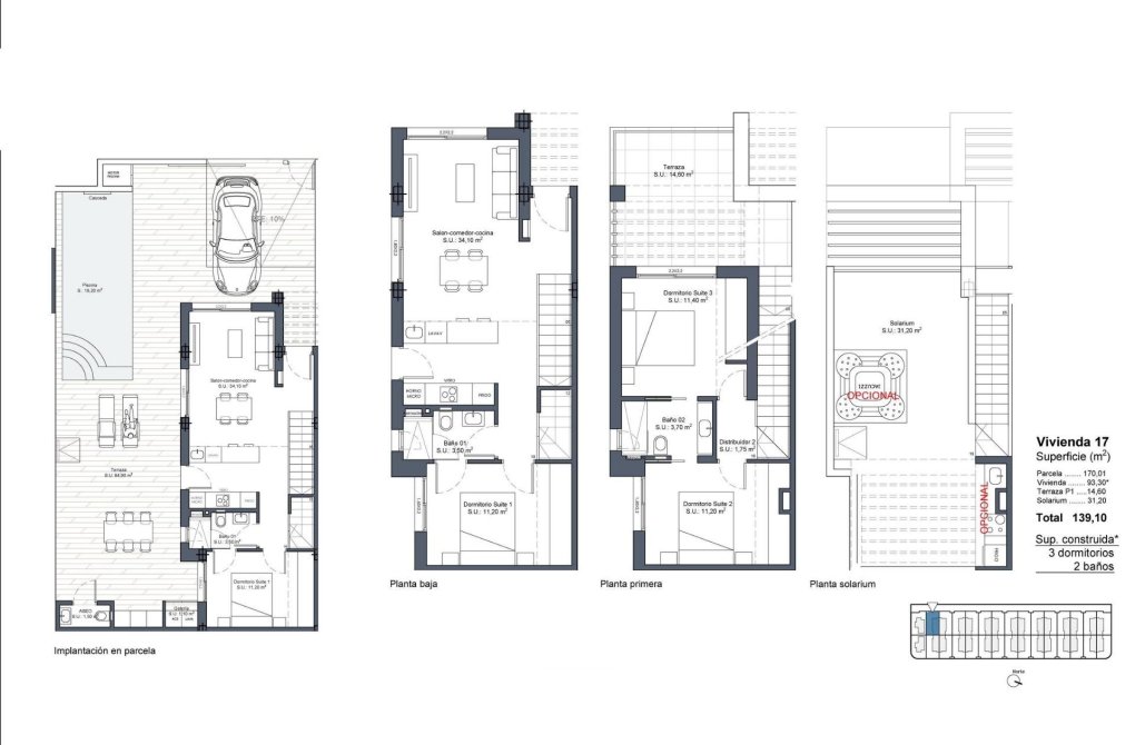 Obra nueva - Casa cuádruple - Rojales - Lo Marabú