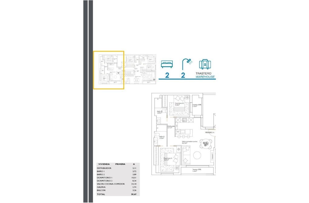 Obra nueva - Departamento - San Javier - Santiago de la Ribera