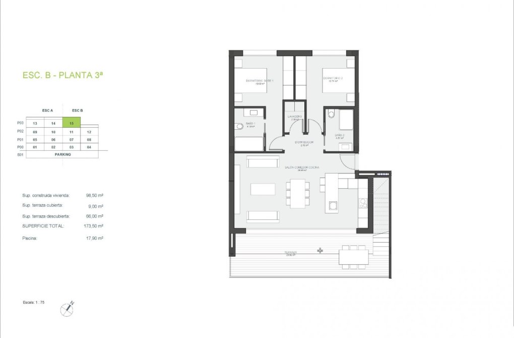 New build - Penthouse - Orihuela - Las Colinas Golf