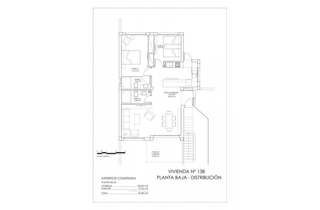 New build - Bungalow - San Miguel de Salinas - Urbanizaciones